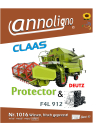 Claas Mähdrescher Protector (der SENATOR-Klasse) & Deutz Typ F4L 912 Bild- Bedienungsanleitung & Bild-Ersatzteilliste & Explosionszeichnungen - annoligno 1016